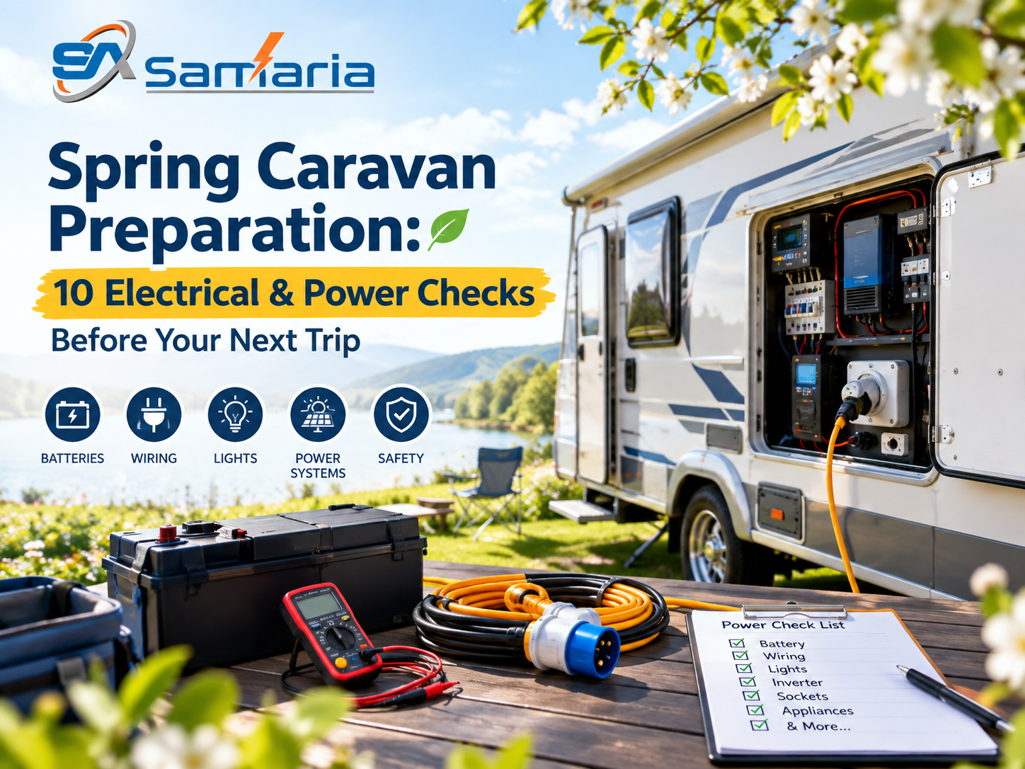 Spring Caravan Preparation: 10 Electrical & Power Checks Before Your Next Trip