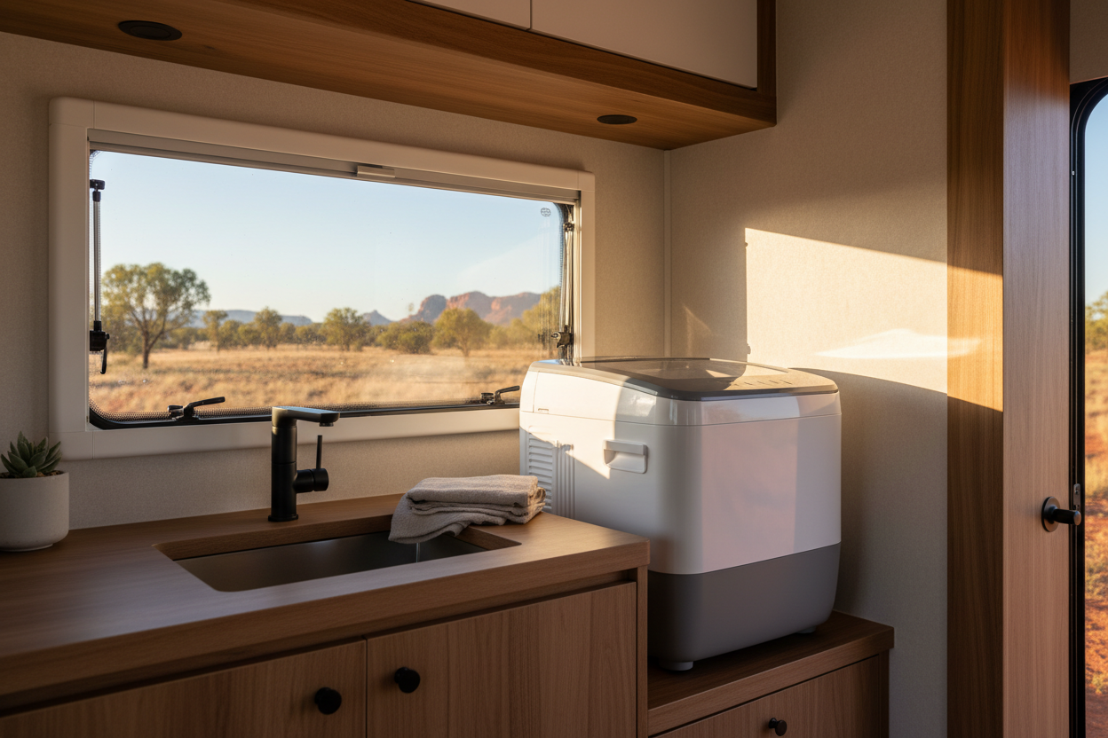 Compact Washing Machines for Caravans in Australia: The Small Luxury That Stops Feeling Like a Luxury