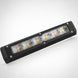 LED light bar with four visible lights on a white background