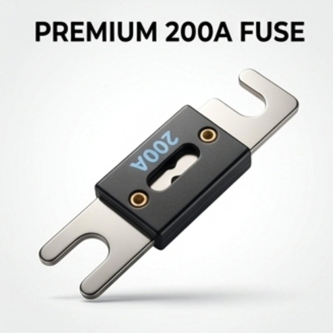 200A ANL Fuse front view in a white background