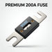 200A ANL Fuse front view in a white background