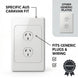 2 Gang Switch Plate close view in white background
