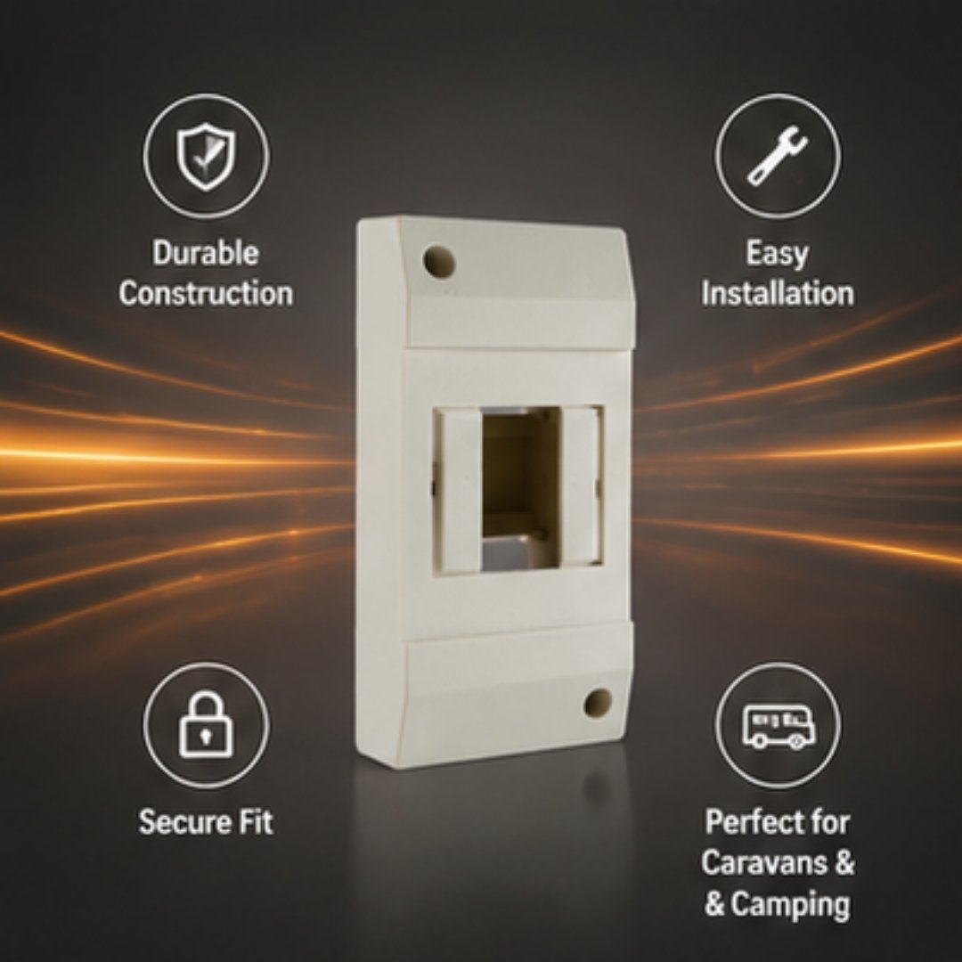 2 Pole Surface Mount Enclosure with its specifications