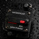 Black circuit breaker with 'Waterproof' and '80A Ignition Protected' text on a wet surface.