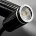 Blue Flexible Reading Light with USB Charger Black Close view