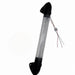 Bubble Handle Light  with black ends and clear plastic casing on a white background