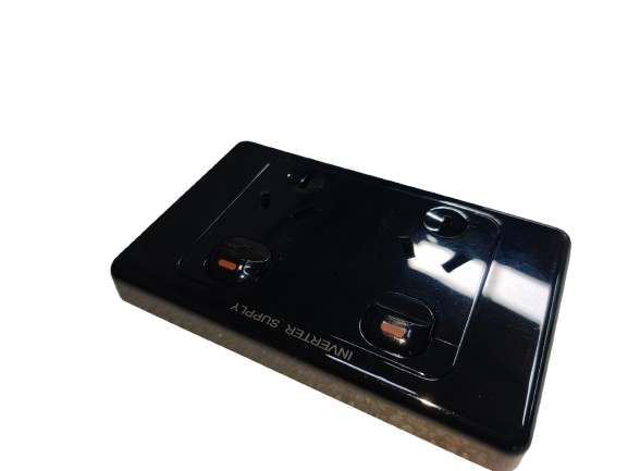 Double Pole Double Power Point (Inverter Supply)10A- Black