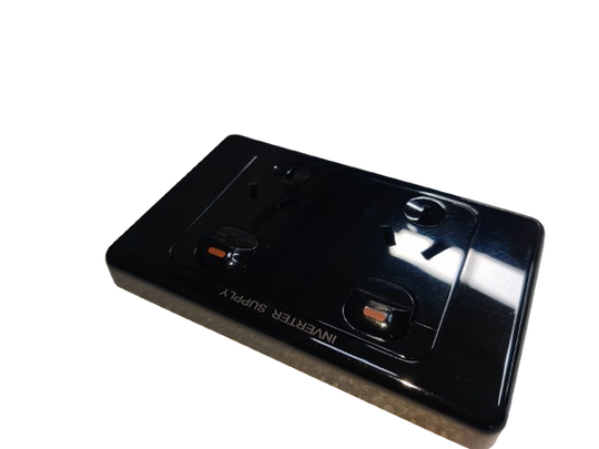 Double Pole Double Power Point (Inverter Supply)10A- Black