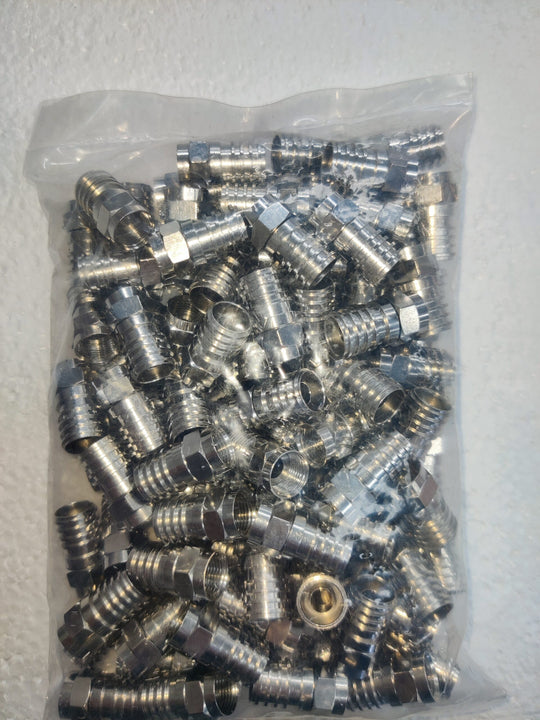 RG6 F-type Male Hex Crimp Connector