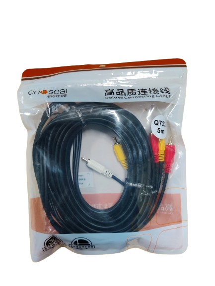 RCA TO RCA CABLE 3 PIN CABLE 5M