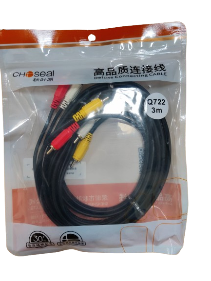 RCA TO RCA CABLE 3 PIN CABLE 3M