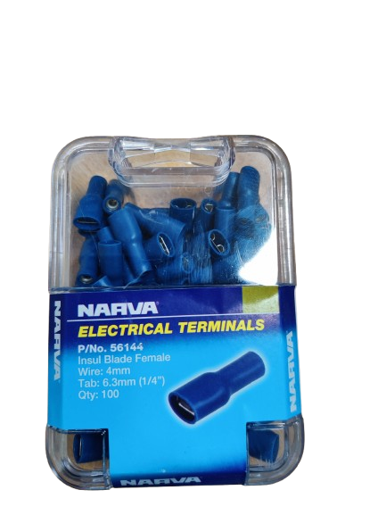 NARVA ELECTRICAL TERMINALS (Blue )