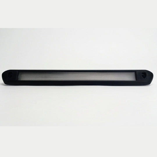 LED Awning Light-Black Shell- DC 12V, Cool White/Amber front view on a white background