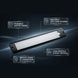 LED Caravan Cabinet Bar Light Black showing specifications