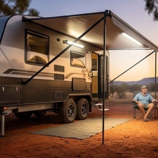 LED Caravan Cabinet Bar Light White outside usage