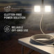 LED Crystal Celling Light with Memory Switch- DC12V, COOL White Application on outside