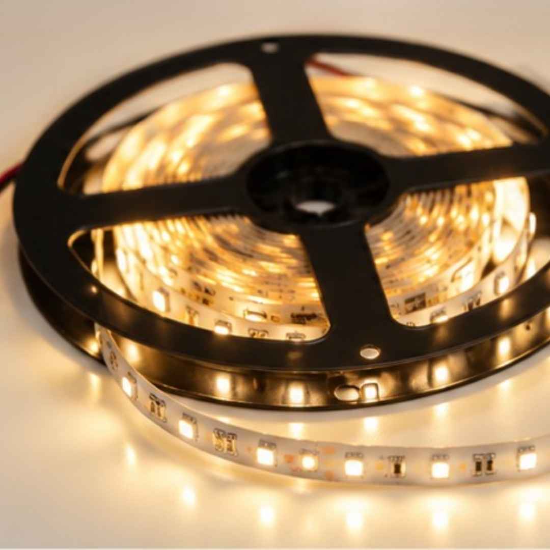 LED_Strip_Light_1M_White_Caravan_Australia showing the lights are on 