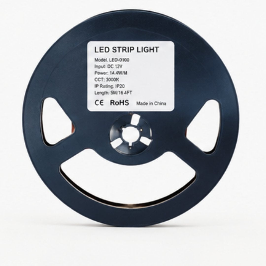 LED Waterproof Flexible Strip straight view placed in a white background