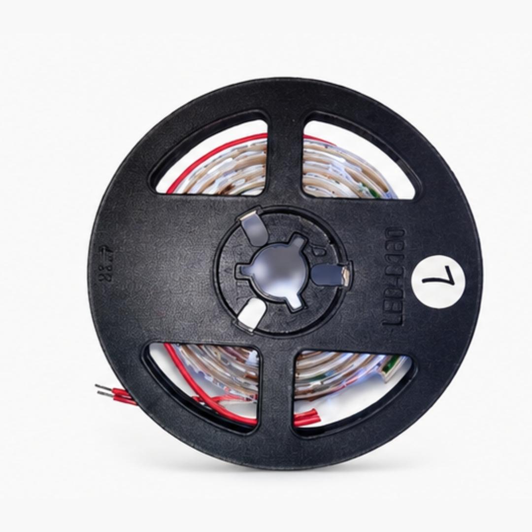 LED Waterproof Flexible Strip Light-1M  DC12V - Blue Side view placed on a white background