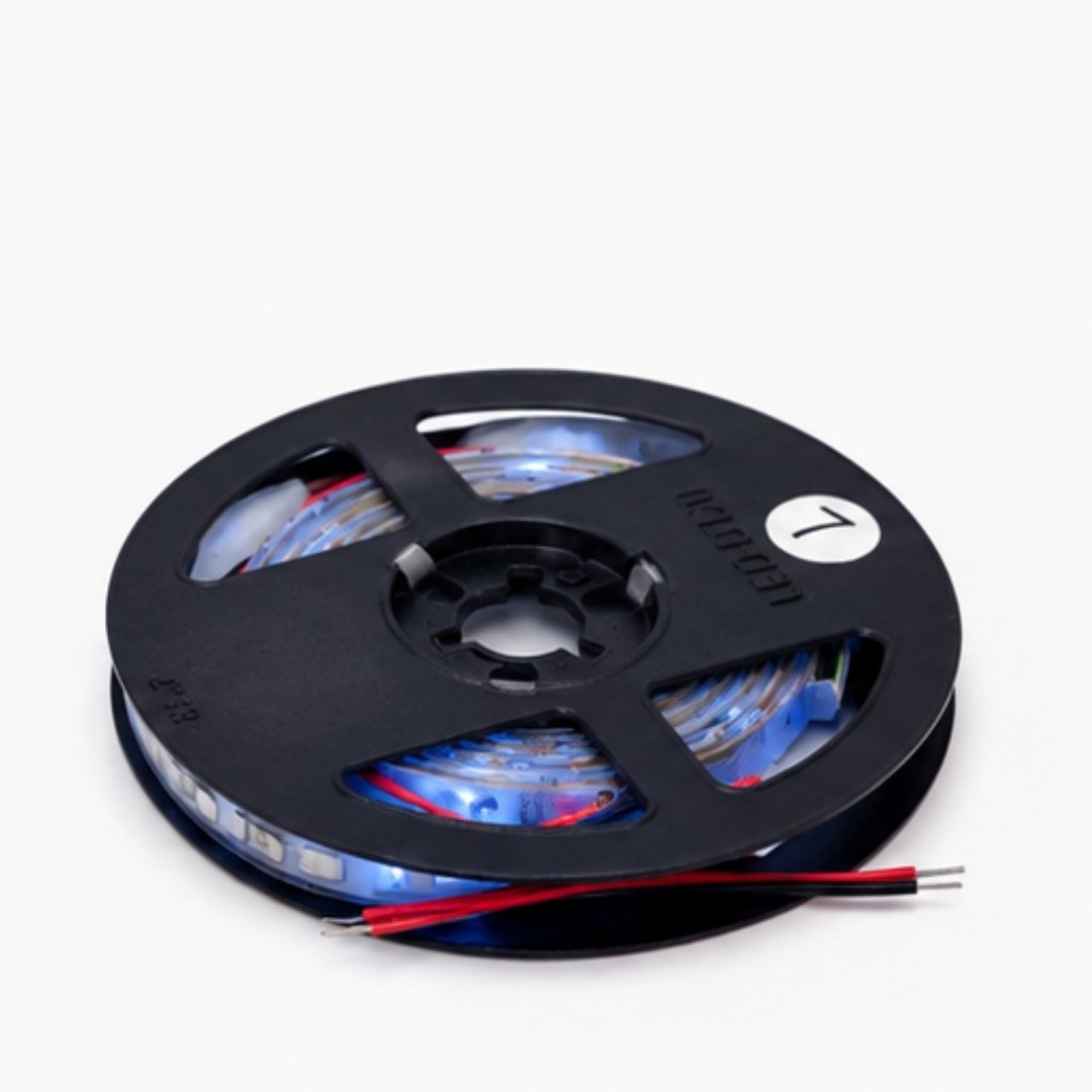 LED Waterproof Flexible Strip Light-1M  DC12V - Blue top view  