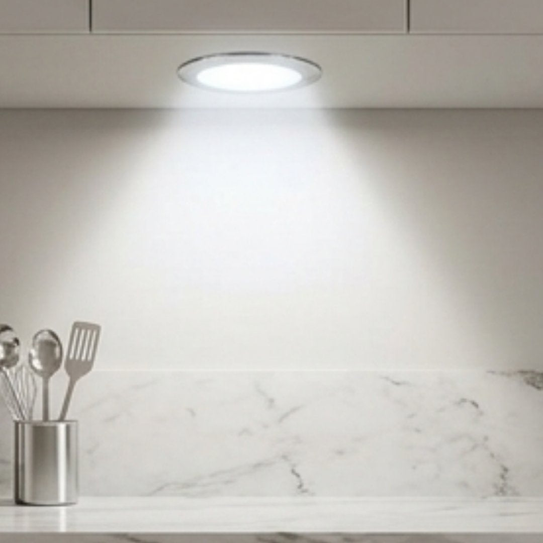 LED ultra slim opal panel light-Silver DC 12V , Cool White, its application on caravan