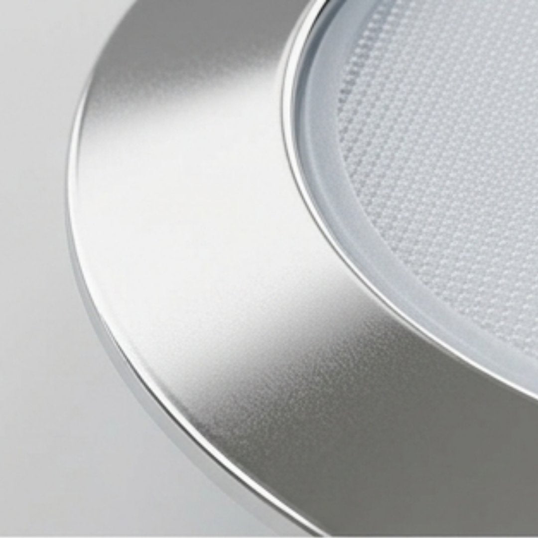 LED ultra slim opal panel light-Silver DC 12V , Cool White edge view