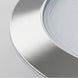 LED ultra slim opal panel light-Silver DC 12V , Cool White edge view