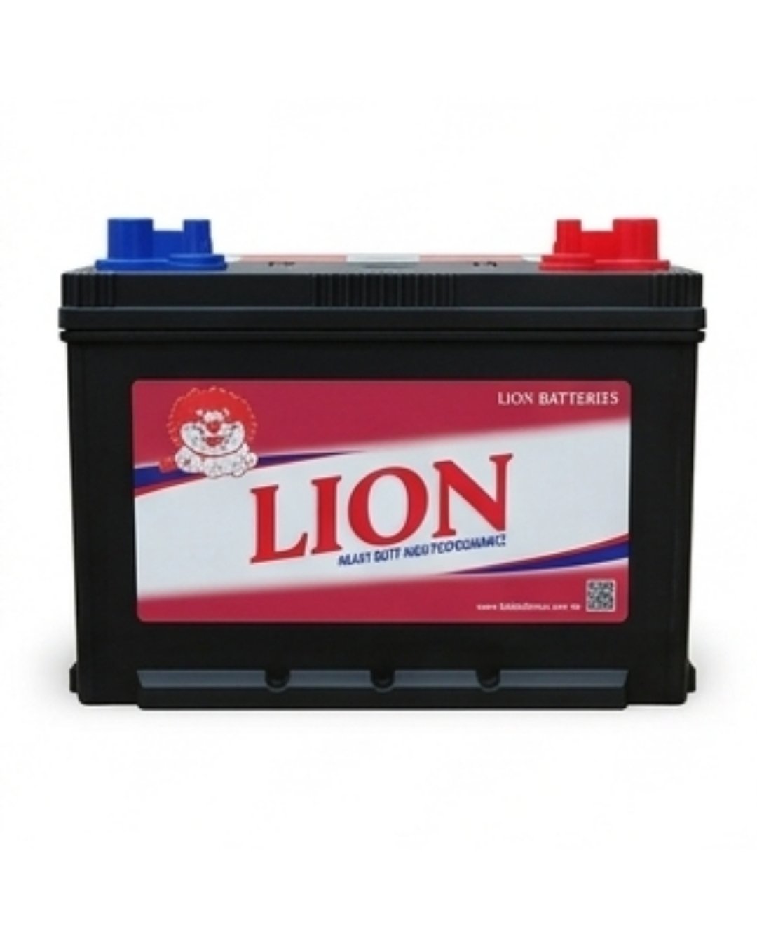 Lion battery on a white background