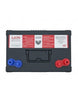 Lion car battery on a white background