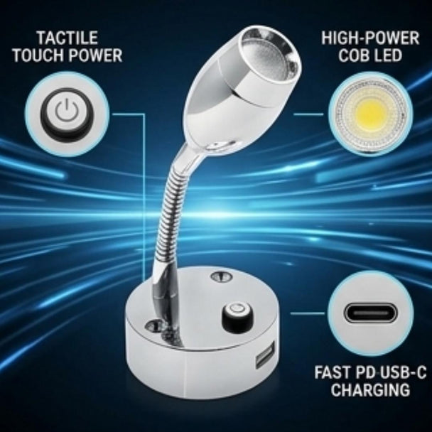 Reading Light With USB Chrome specifications