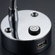 Reading Light With USB Chrome base in top view