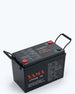 SAMA lithium battery on a white background