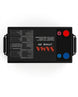 SAMA Lithium Battery top view in a white background