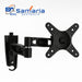 Black TV or monitor wall mount with Samaria Australia logo on a white background
