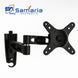 Black TV or monitor wall mount with Samaria Australia logo on a white background