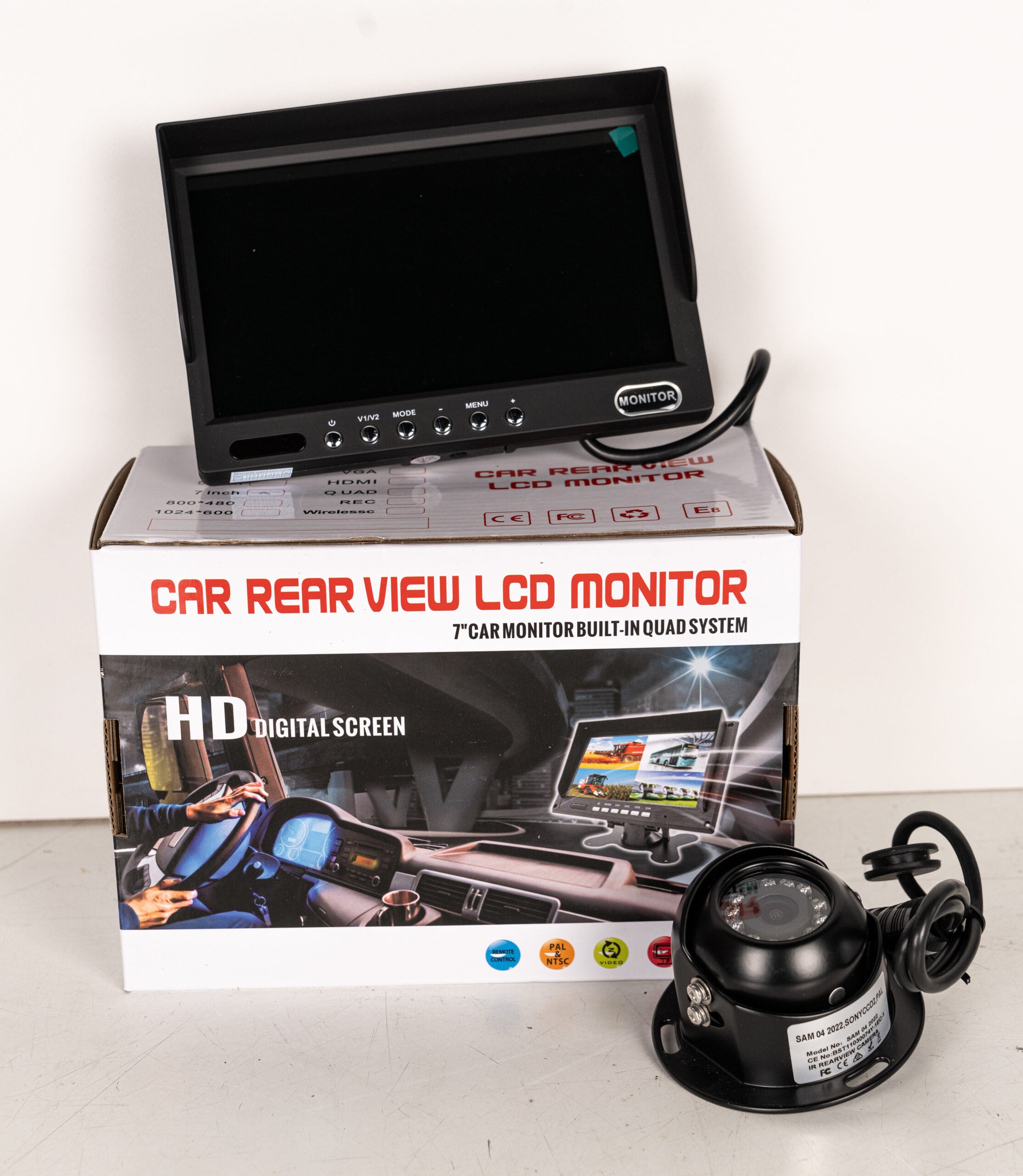 Pa Monitor Rear View IR Rear View Camera & Monitor