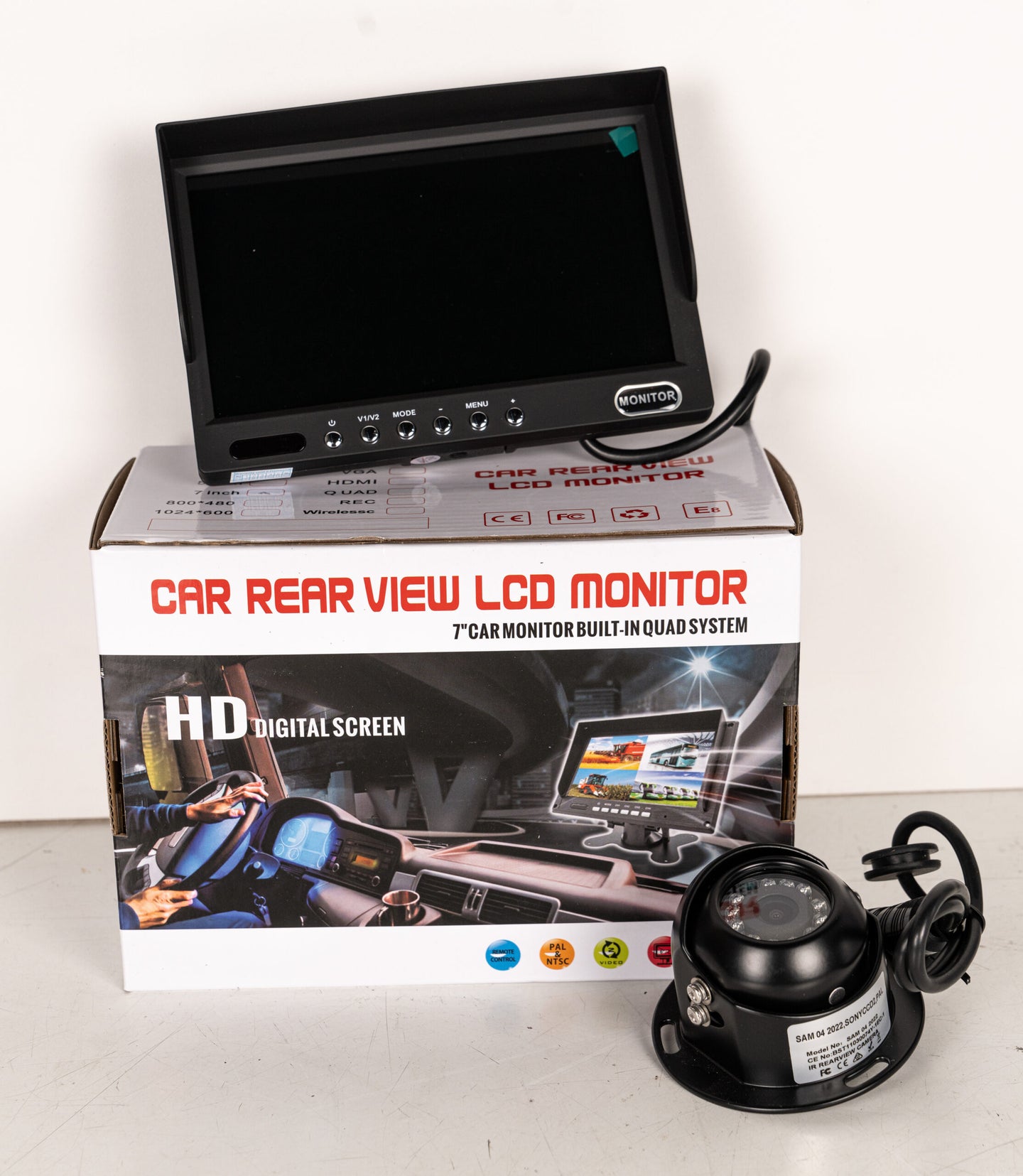 IR Rear View Camera & Monitor
