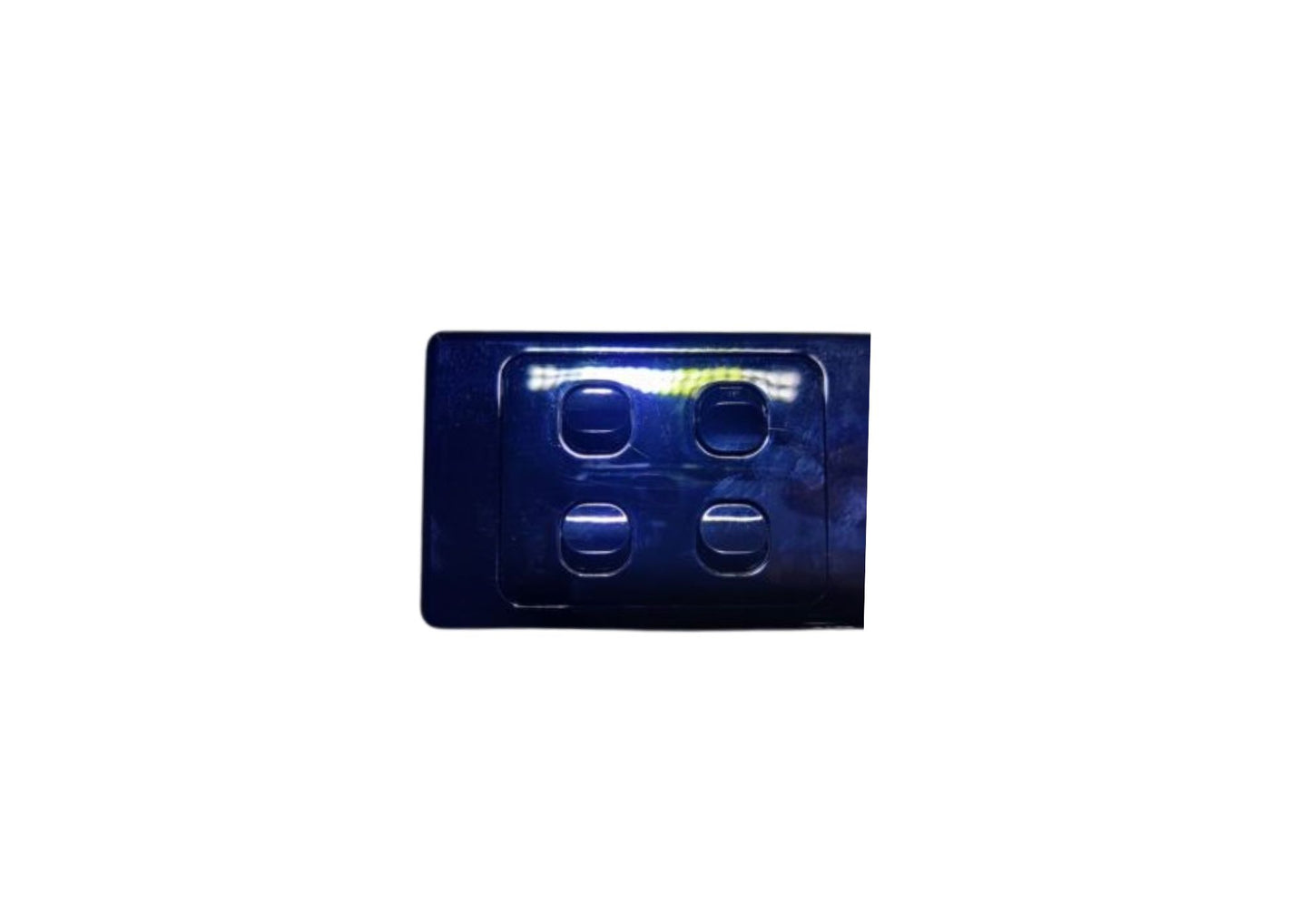 4 Gang Wall Switch 10 A Black