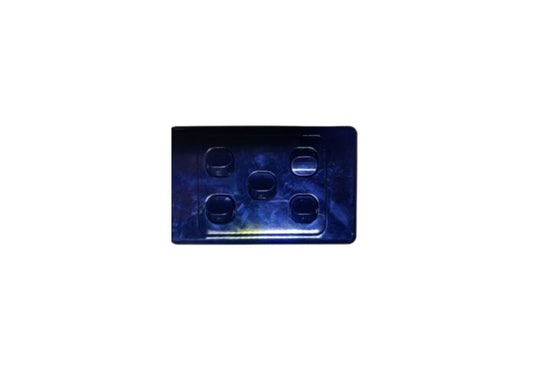 5 Gang Wall Switch 10 A Black