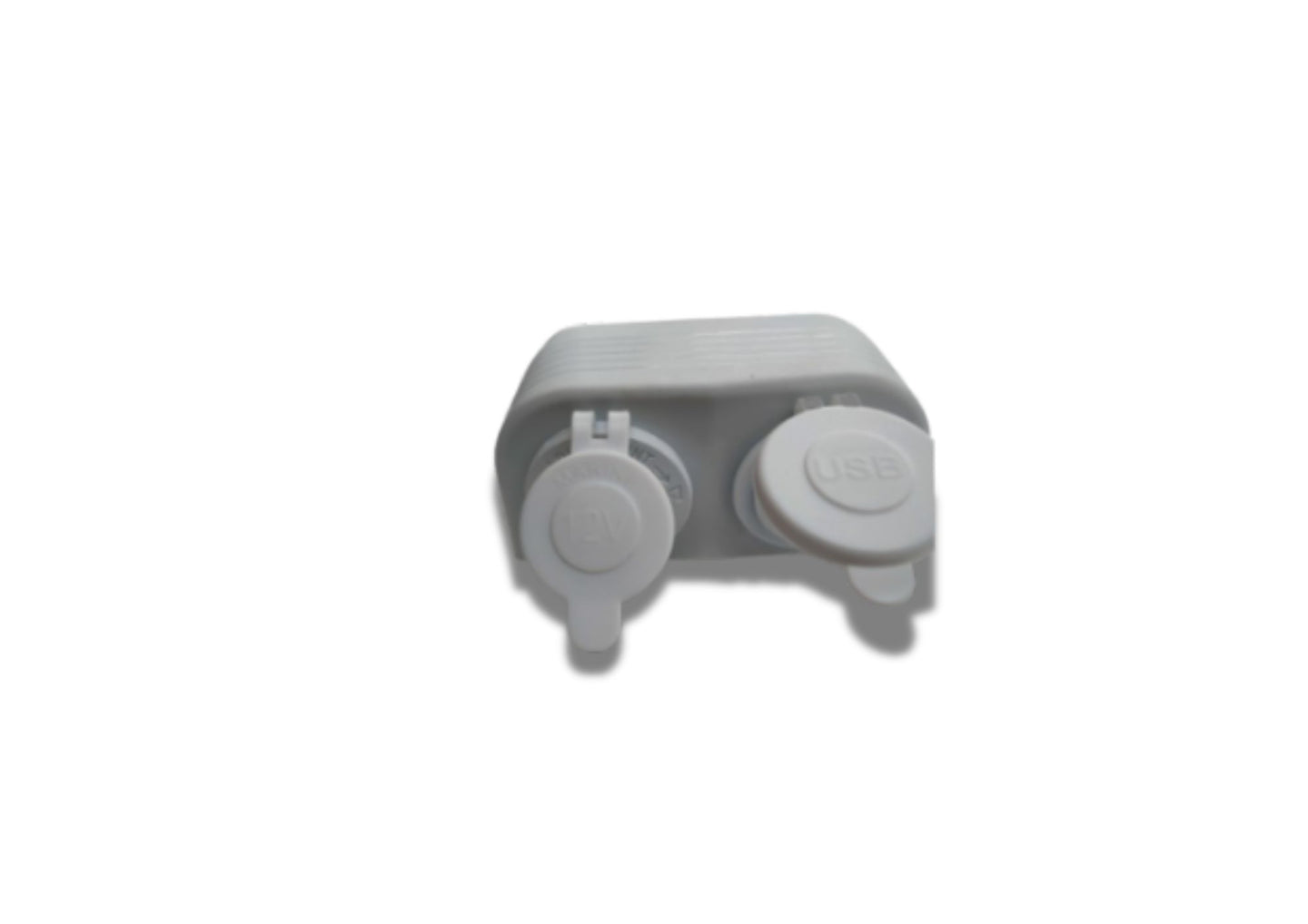 12V USB With USBC White